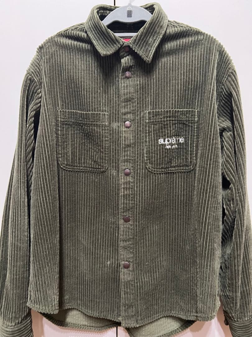 トップス supreme Wide Wale Corduroy Snap Shirt