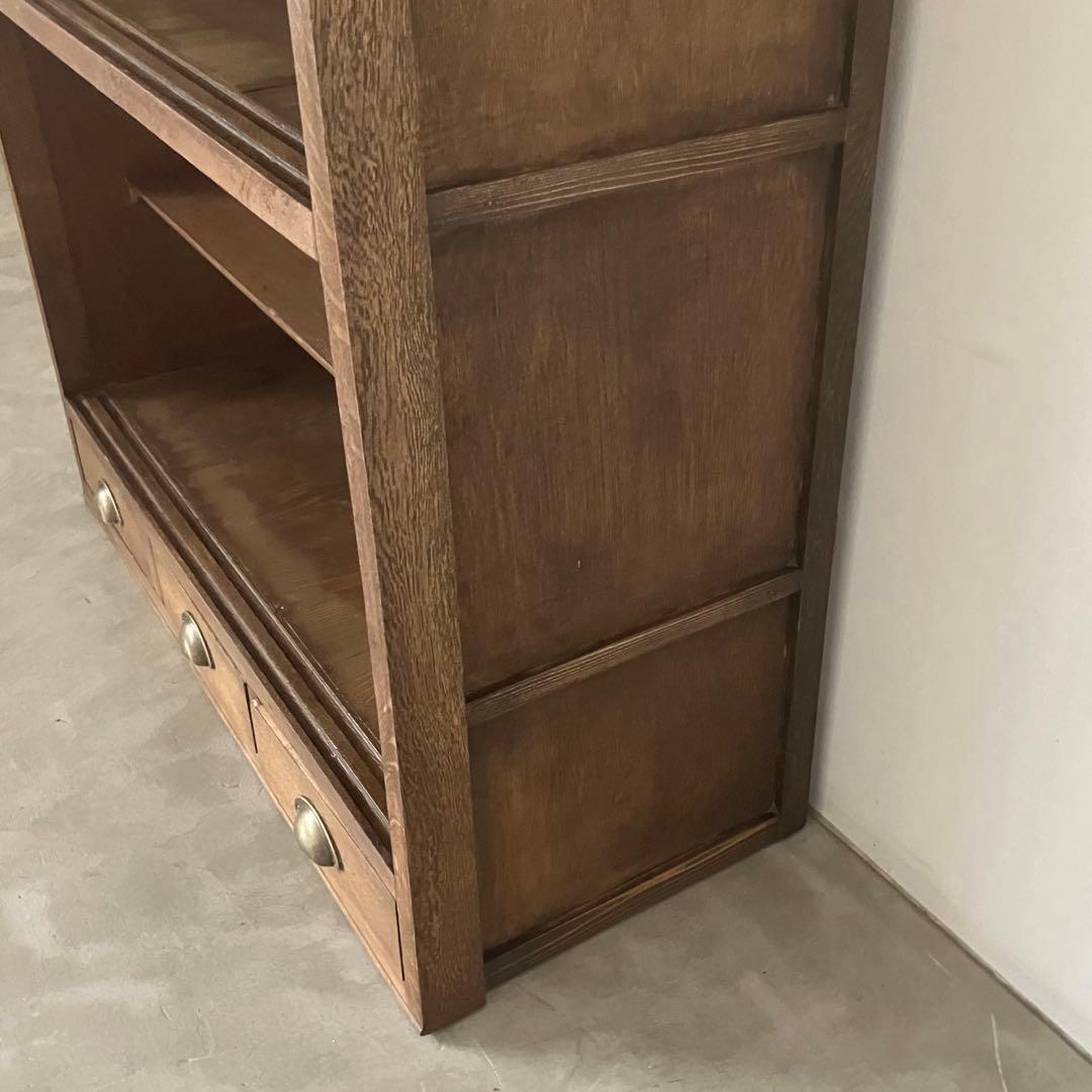 レトロ　ヴィンテージ　アンティーク　古家具　古民家　古道具　食器棚　シェルフ