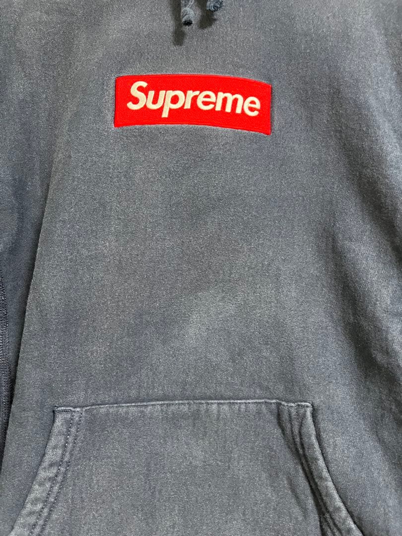 Supreme boxロゴ ネイビーM