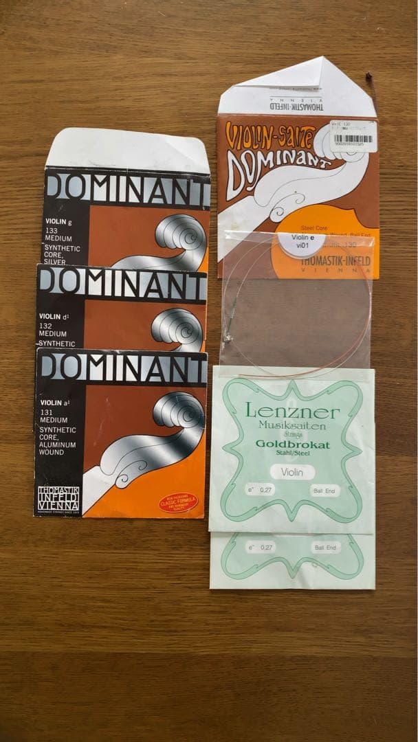 4／4 ドイツ製　木製フルサイズバイオリン オレンジブラウン