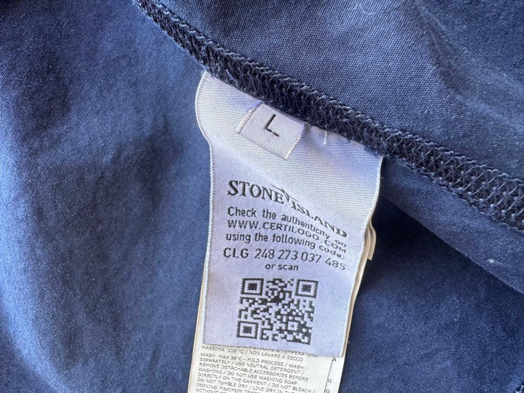 ストーンアイランド TELA SMERIGLIATA SHIRT JACKET