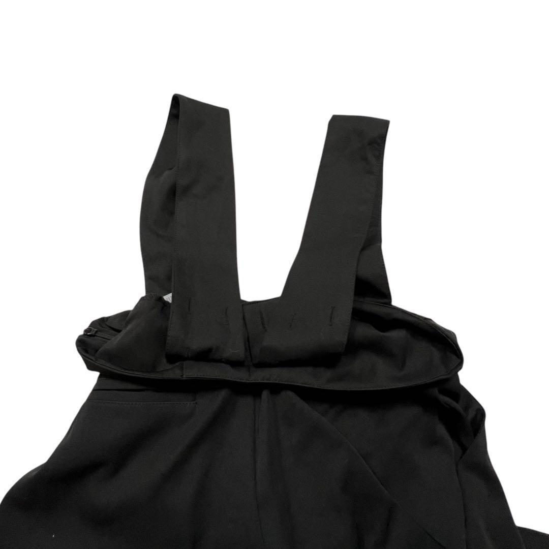 極美品 Freneフラーネ サロペット オールインワン 黒 M ストレッチパンツ