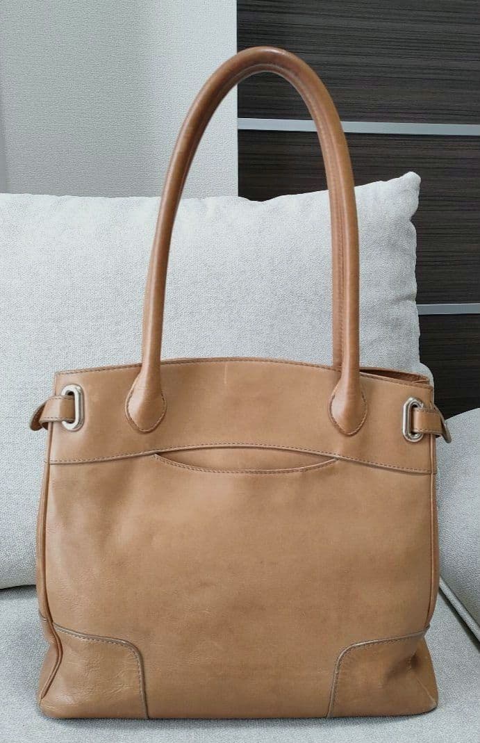 濱野 クラッシー アーバントート HAMANO　トートバッグ　南京錠　キャメル