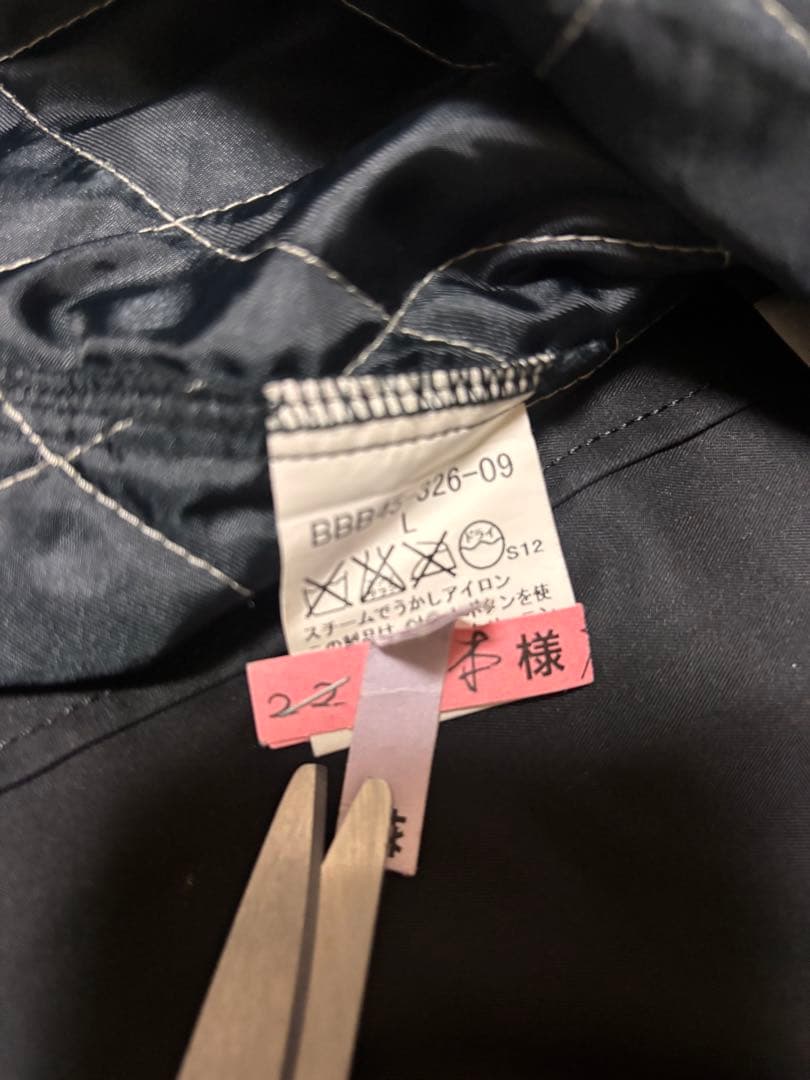美品☆バーバリーロンドン　ライナー付き　ステンカラーコートL ハウスチェック