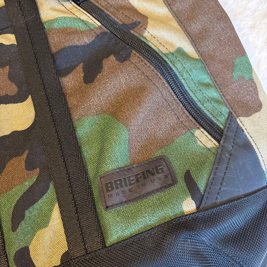 BRIEFING カモフラージュ トートバッグ　ウッドランド