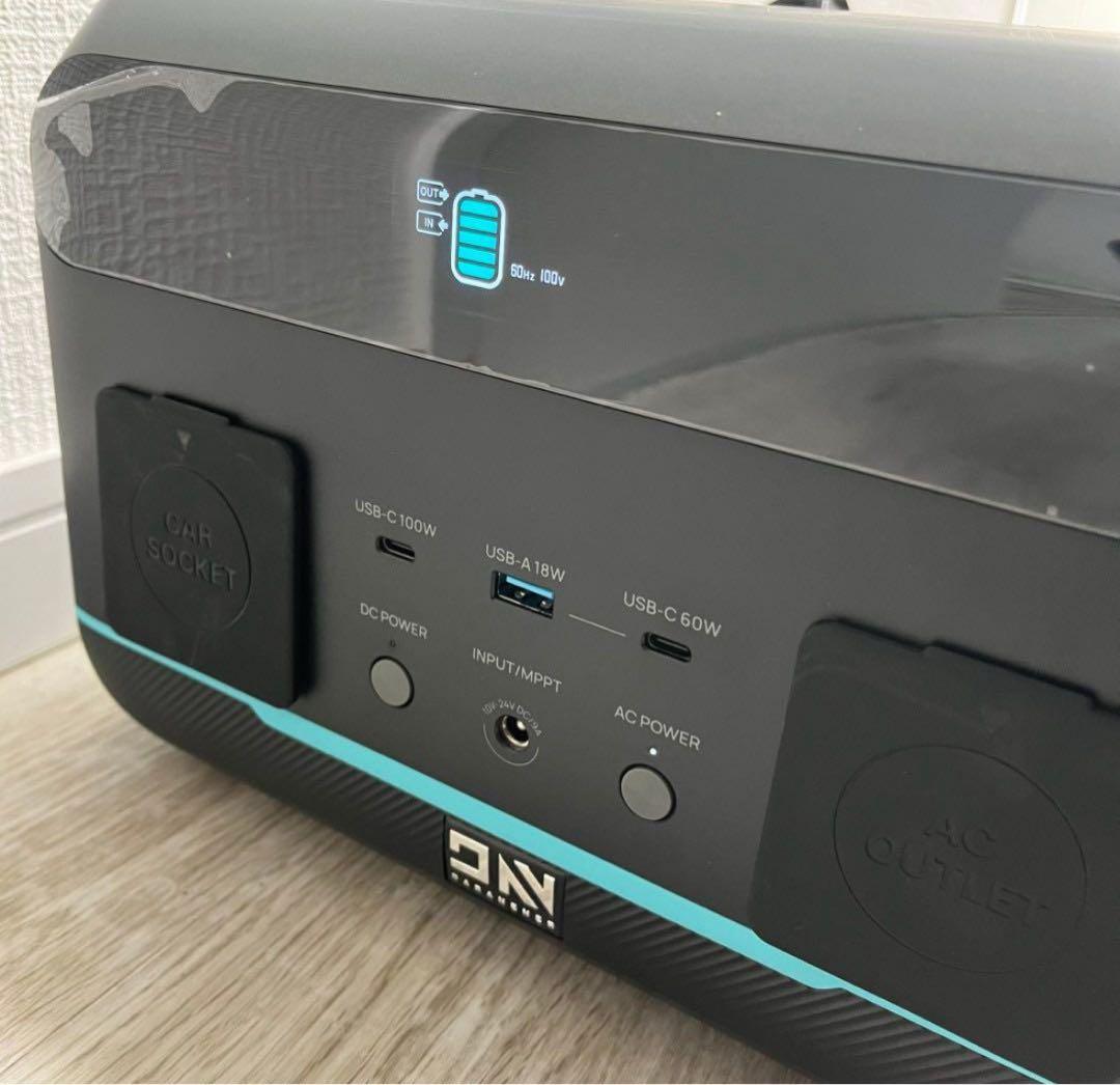 週末まで 新品 ポータブル電源 299wh/600W 防災 アウトドア