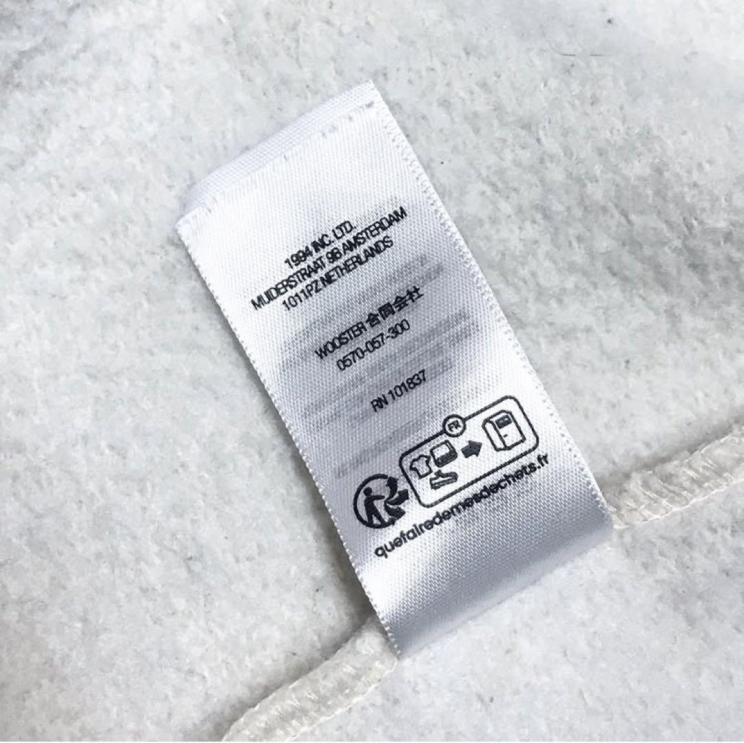 SUPREME シュプリーム パーカー 刺繍ロゴ グレー XL 0731