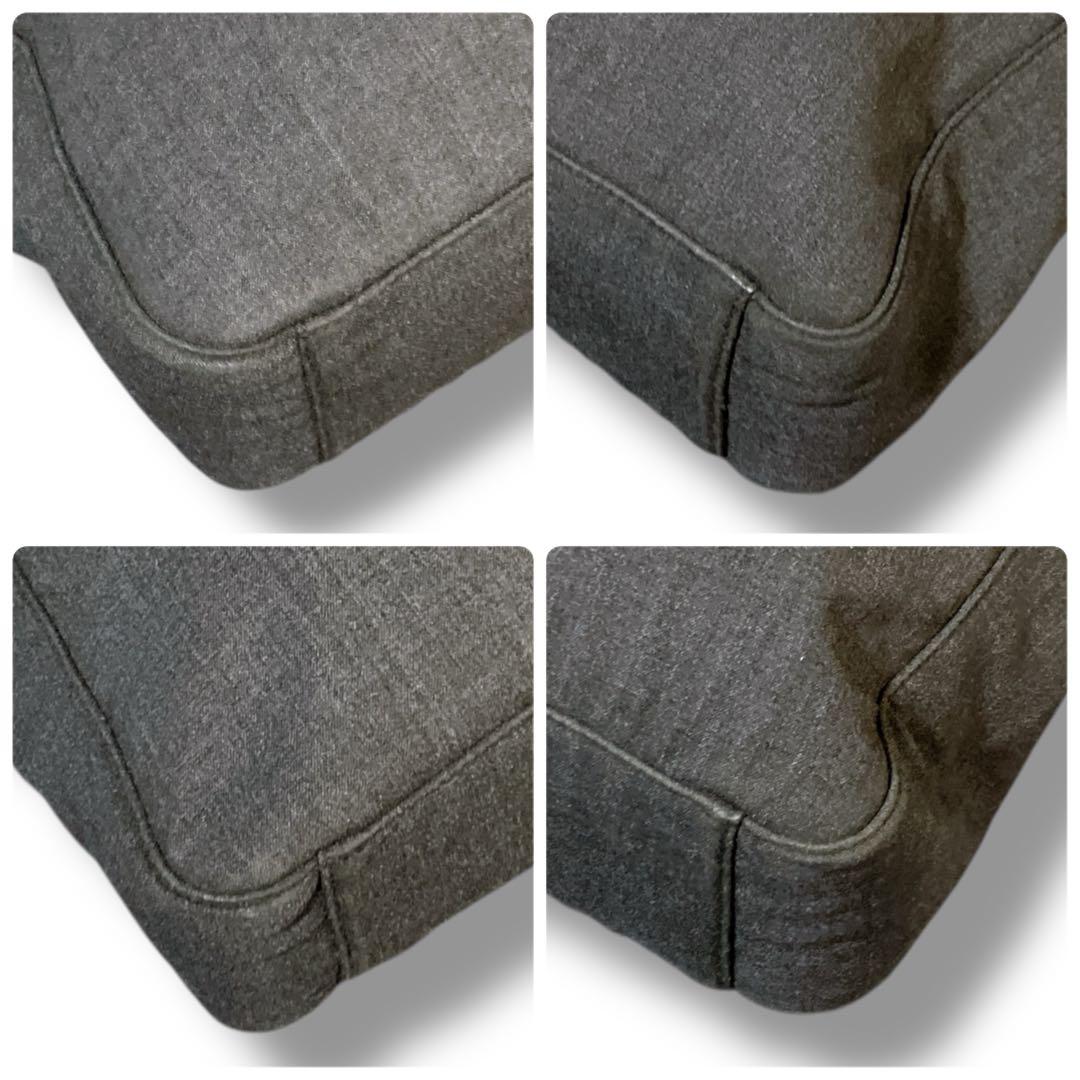 プラダスポーツ イタリア製 デニム トートバッグ ハンドバッグ ブラック系