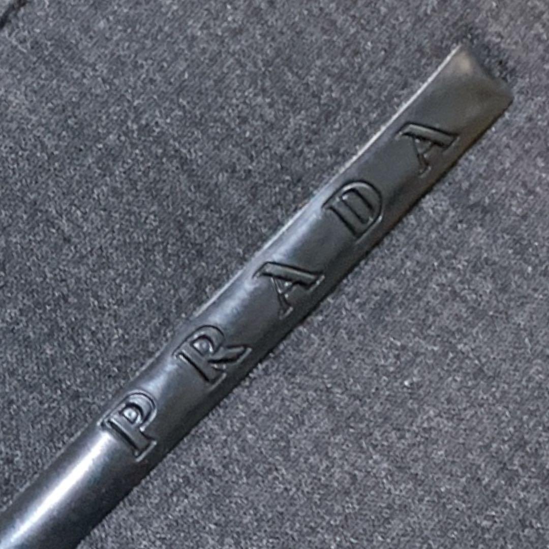 プラダスポーツ イタリア製 デニム トートバッグ ハンドバッグ ブラック系