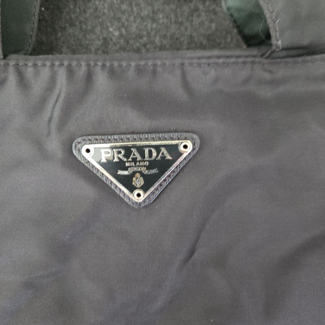 tatsu5955　PRADA カーキ ナイロンミニボストンバッグ
