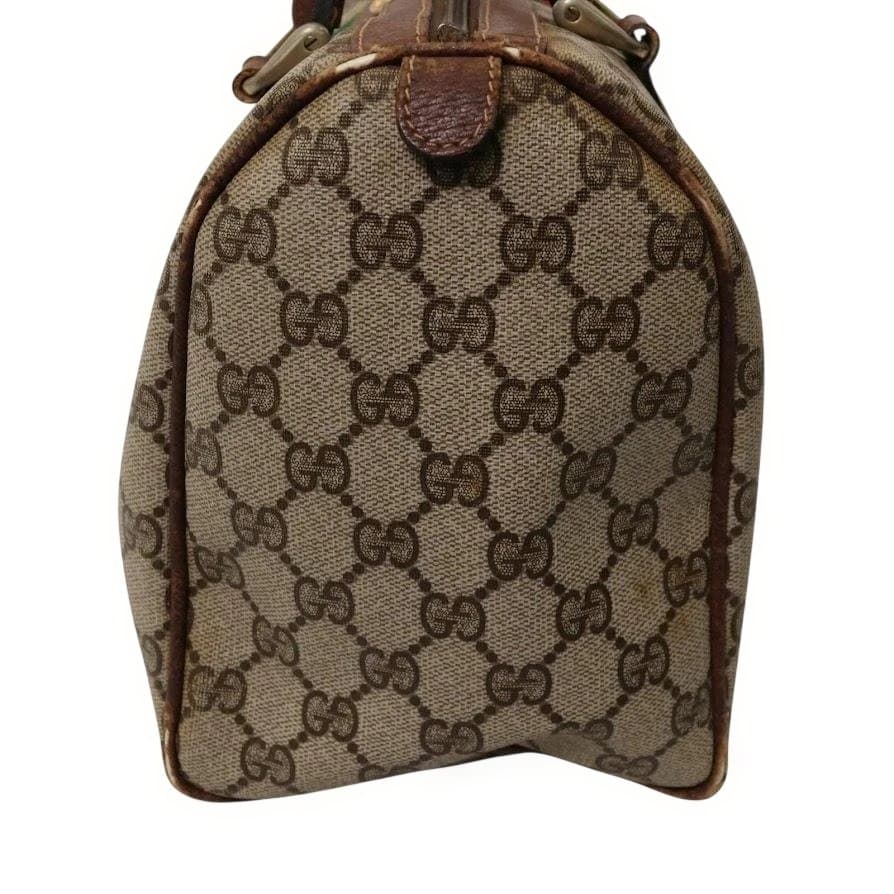 GUCCI オールドグッチ GG柄 シェリーライン ボストンバッグ ヴィンテージ