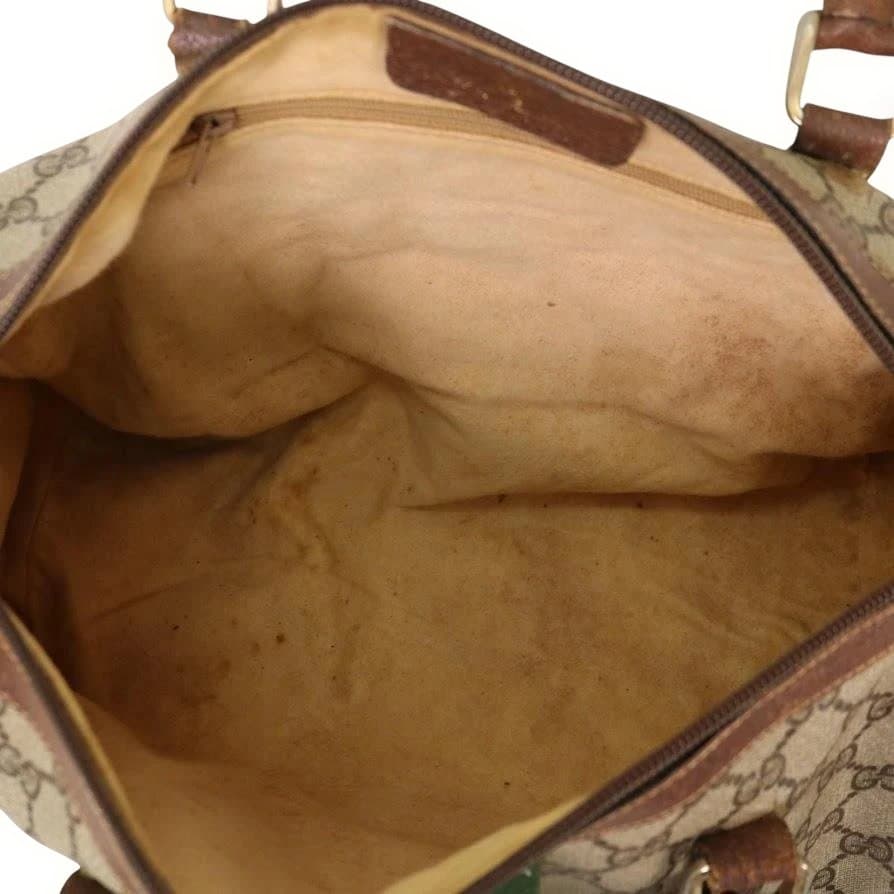 GUCCI オールドグッチ GG柄 シェリーライン ボストンバッグ ヴィンテージ