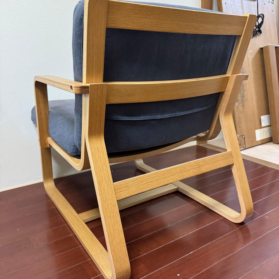 無印 良品 リビングでもダイニングでもつかえるソファチェア オーク