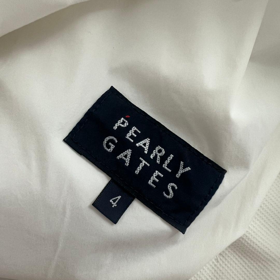 PEARLY GATES パーリーゲイツ　中綿入り　ロゴ　パンツ　メンズ　白　M