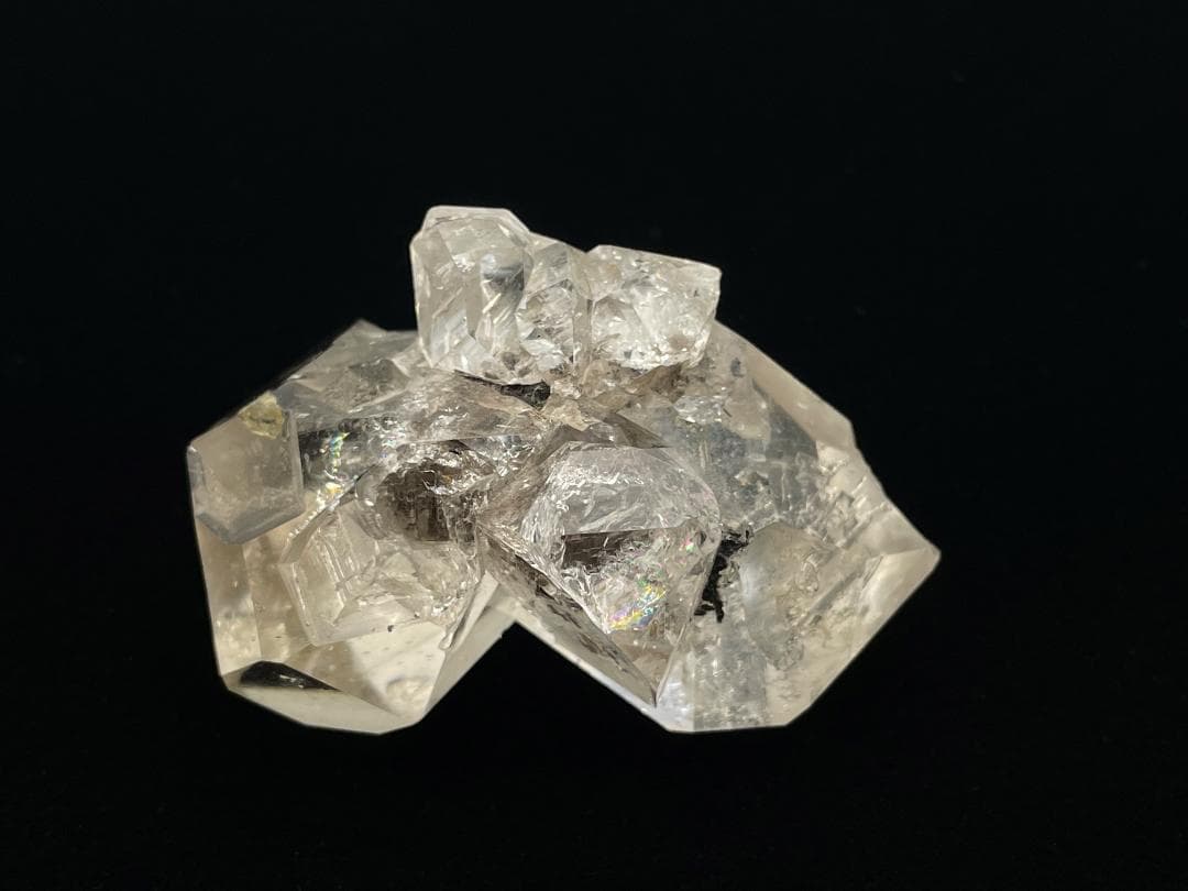 原石クラスター（ハーキマー水晶）