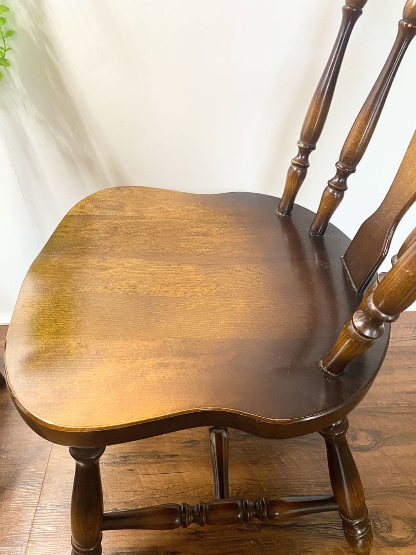 飛騨産業 キツツキマーク ウィンザーチェア 椅子 2脚セット