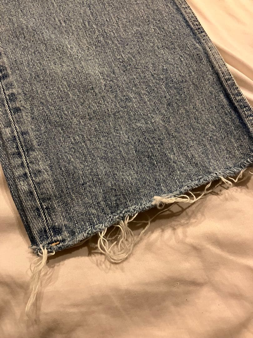 美品 23ss グレースコンチネンタル　クラッシュデニムパンツ　36