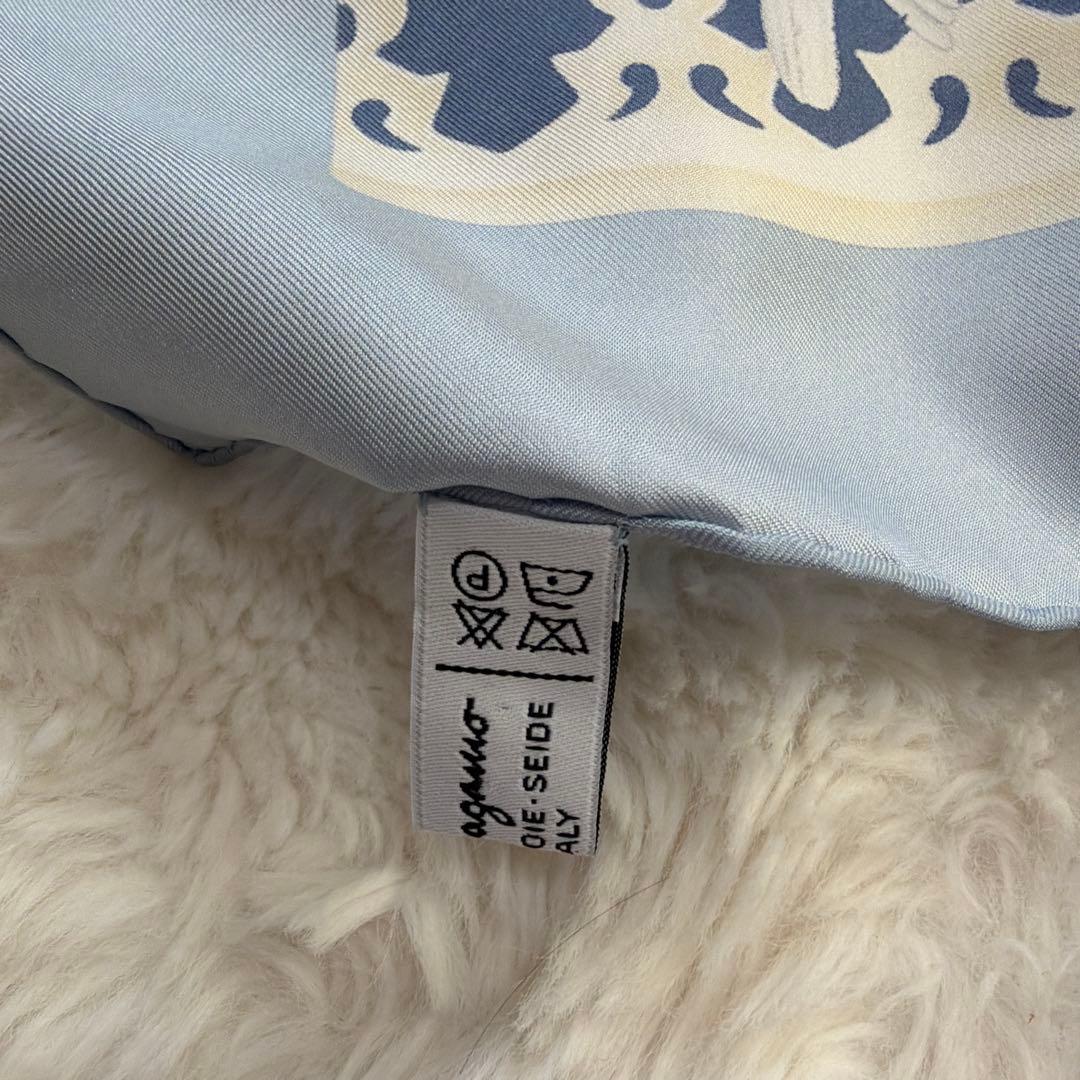 美品 Salvatore Feraggamo フェラガモ アニマル 大判スカーフ