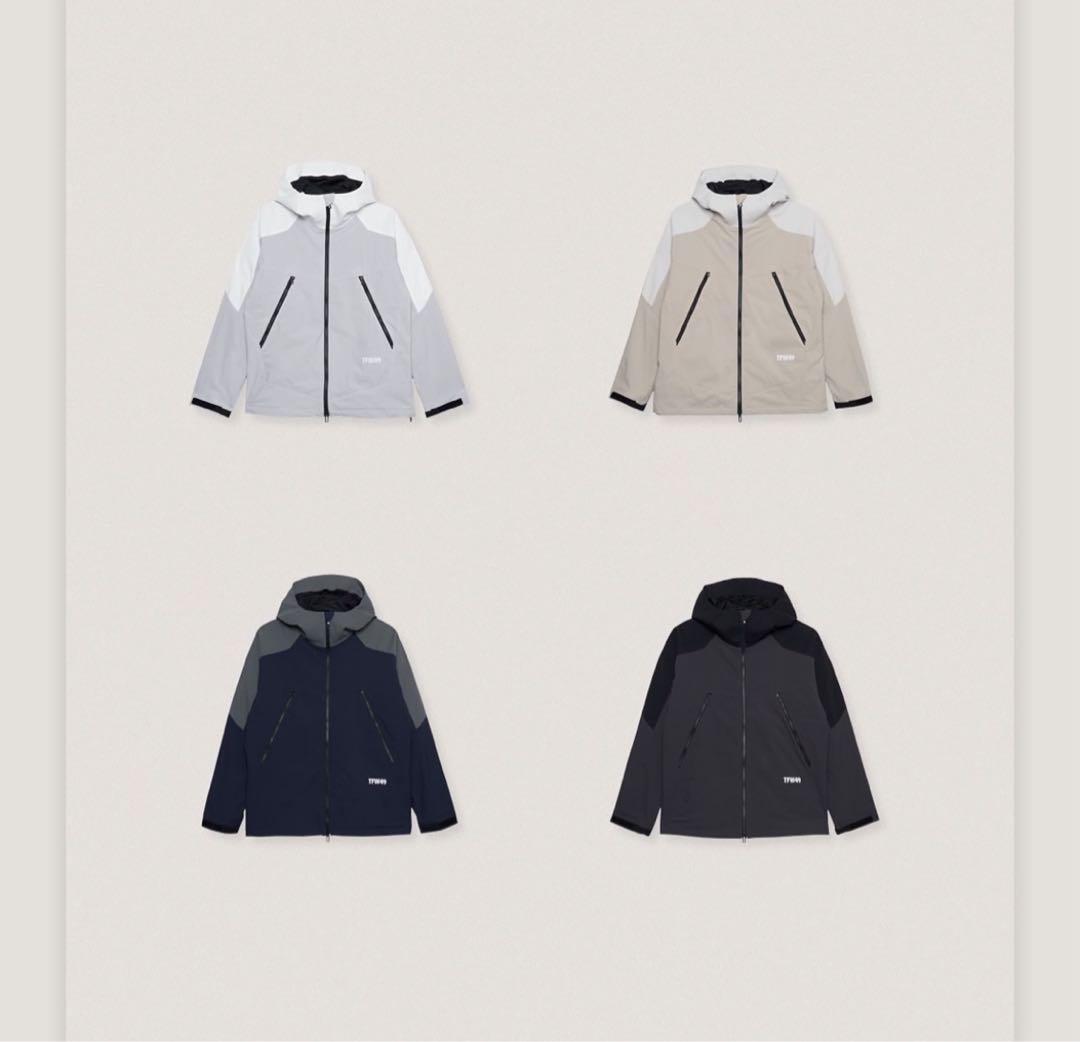 新品タグ付き⭐️TFW49⭐️ナイロン裏ボア⭐️ ブラック✖️チャコール⭐️完売品