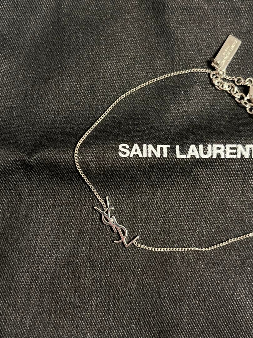 サンローラン　イヴ・サンローラン　ysl ブレスレット　シルバー