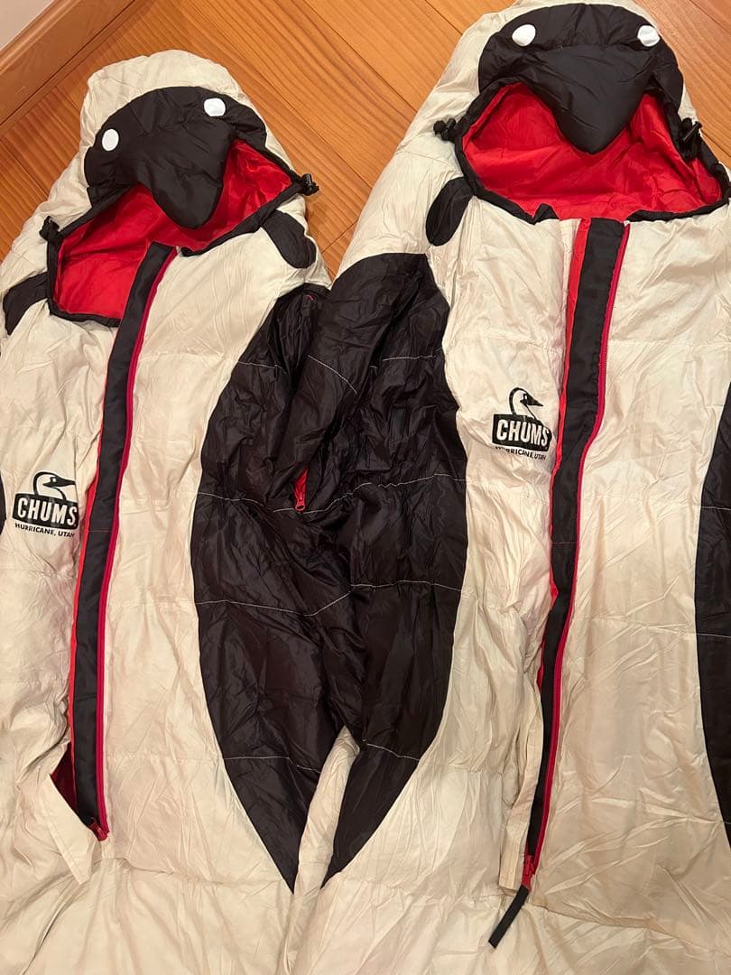 ポニョ　CHUMS ペンギンデザイン 寝袋 チャムス　シュラフ