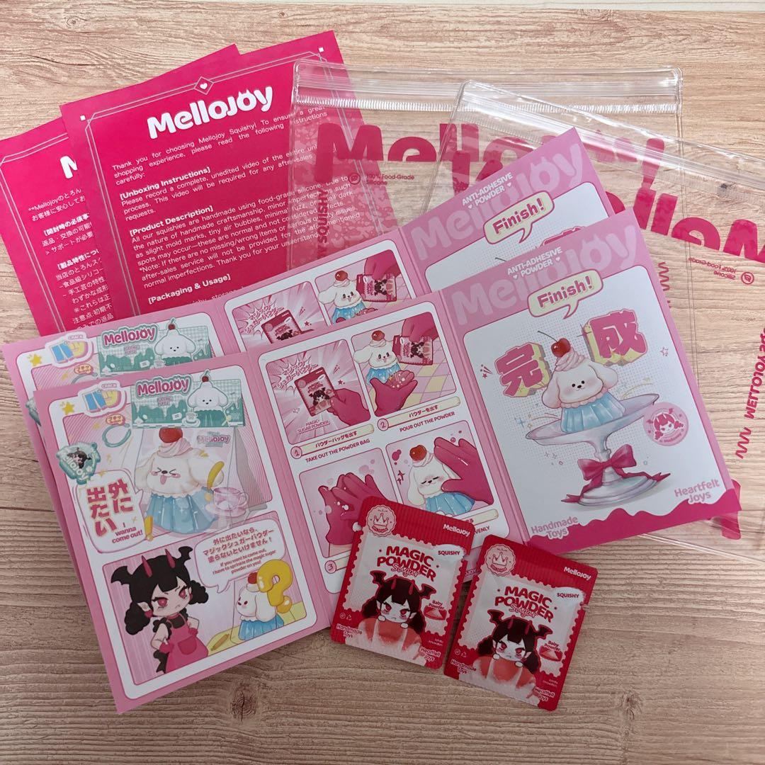 Mellojoy スクイーズ クリームワッフル さんかく・しかく