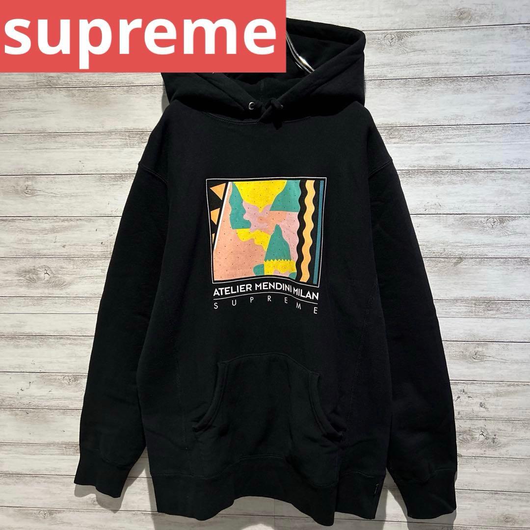 【超美品】supreme(シュプリーム) パーカー　M