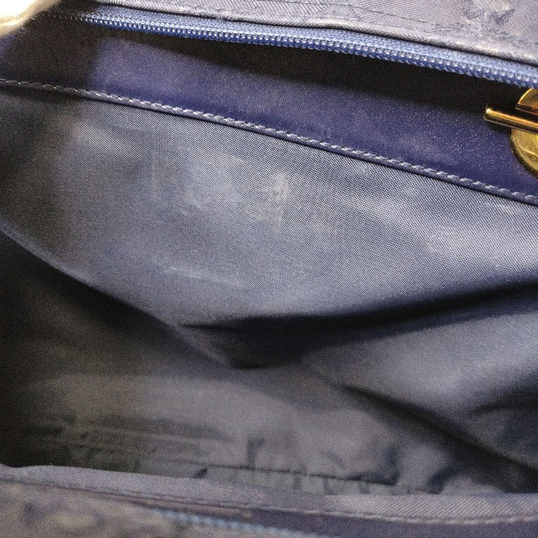 MCM トートバッグ　ヴィセトス柄 ゴールドチェーン　ロゴ金具　レザー 総柄