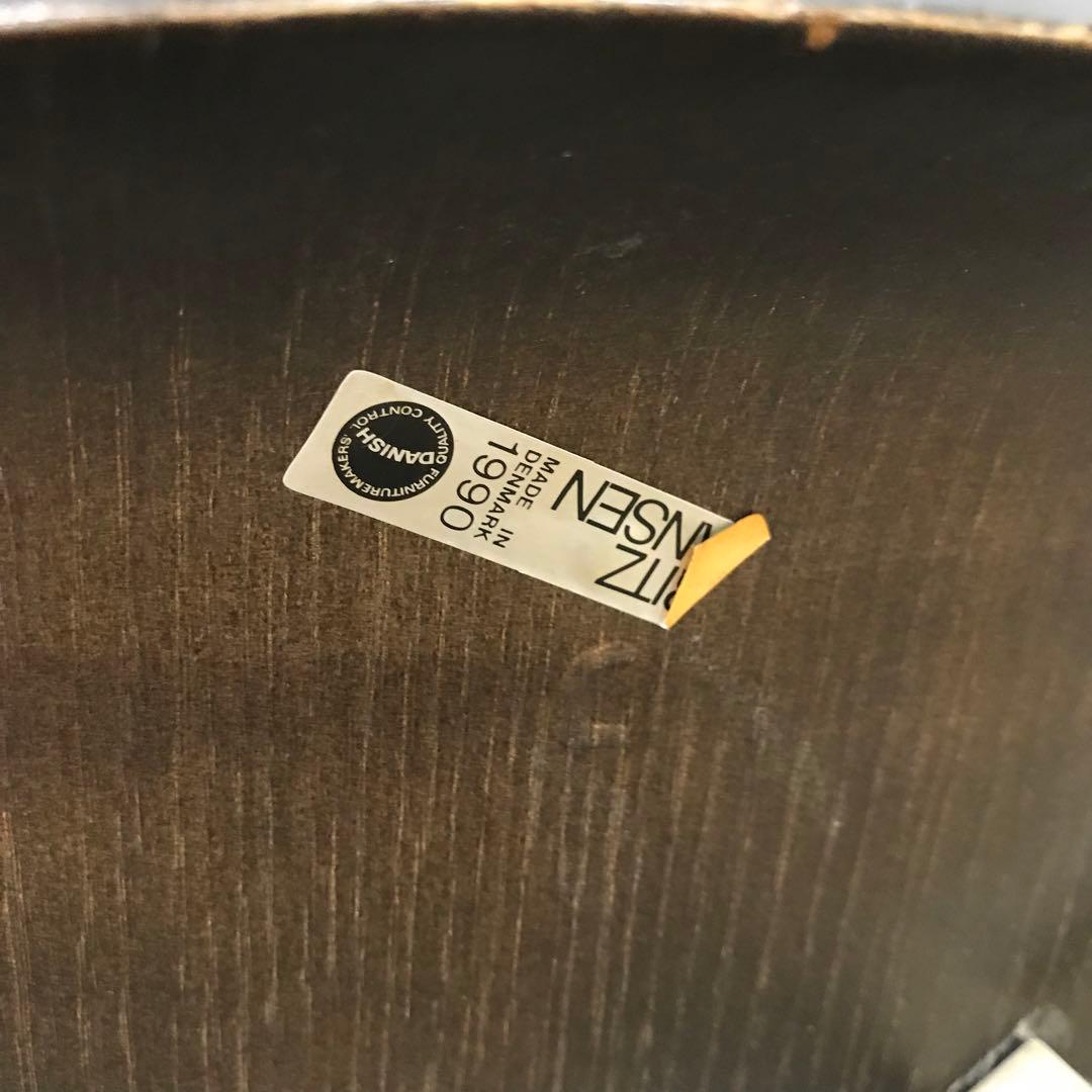 【訳あり・傷多数】 FRITZ HANSEN　セブンチェア　ブラック系 ①