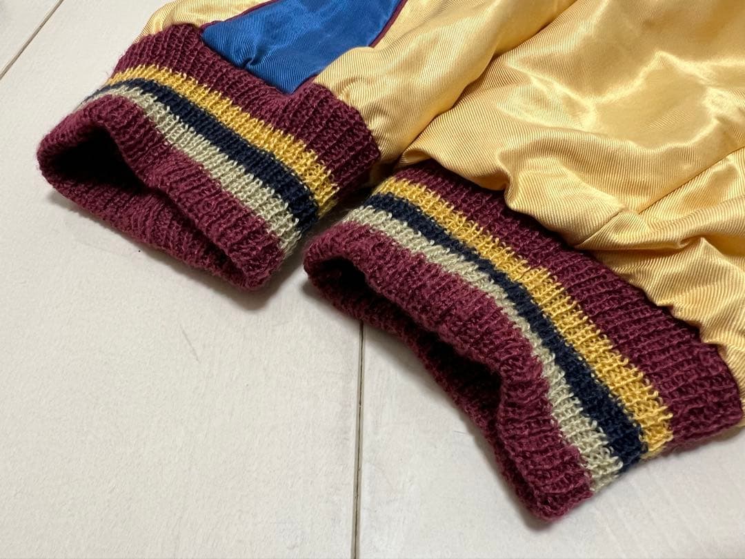 XL テーラー東洋 スカジャン 虎・富士山×自由の女神 スーベニア リバーシブル