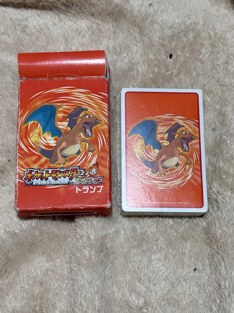 【希少品/未使用】ポケットモンスター 　トランプ　ファイアレッド