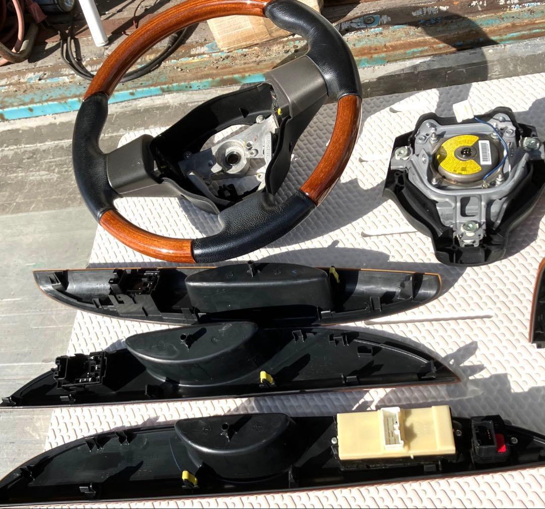 タントL375S 【純正オプション】ウッドパネル　セット(オーディオスイッチ付き