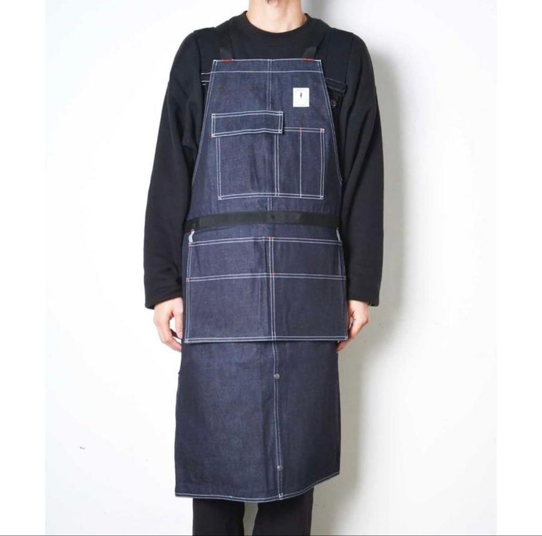 ジョンブル　デニム　エプロン