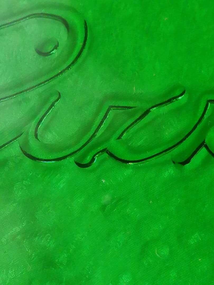 GUMP'Sガンプス アンティーク　ガラス大皿　グリーン