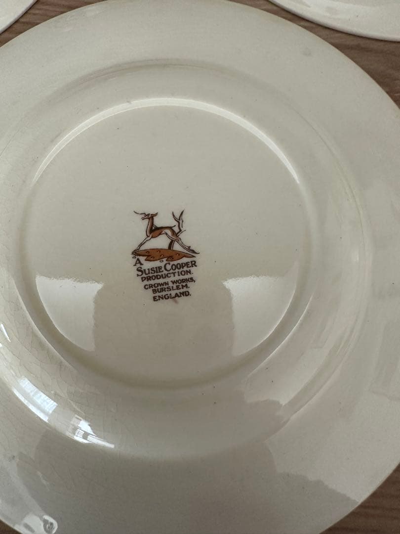 スージークーパー　パトリシアローズ　ピンク　プレート　17㎝　５枚セット