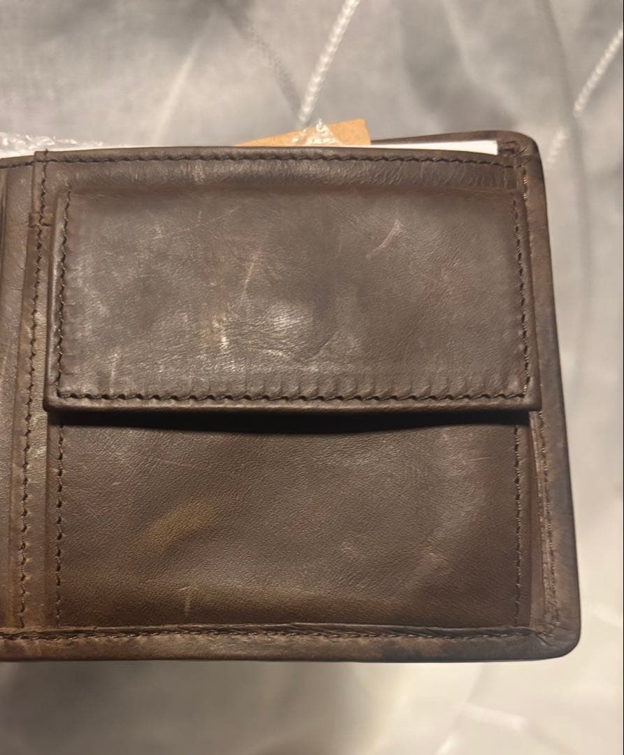 【未使用】DIESEL ディーゼル 本革二つ折り財布