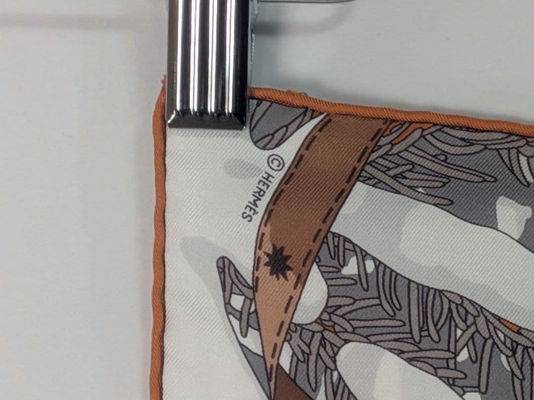 M368 HERMES　エルメス　カレ45 24番地のクリスマス　美品　正規品