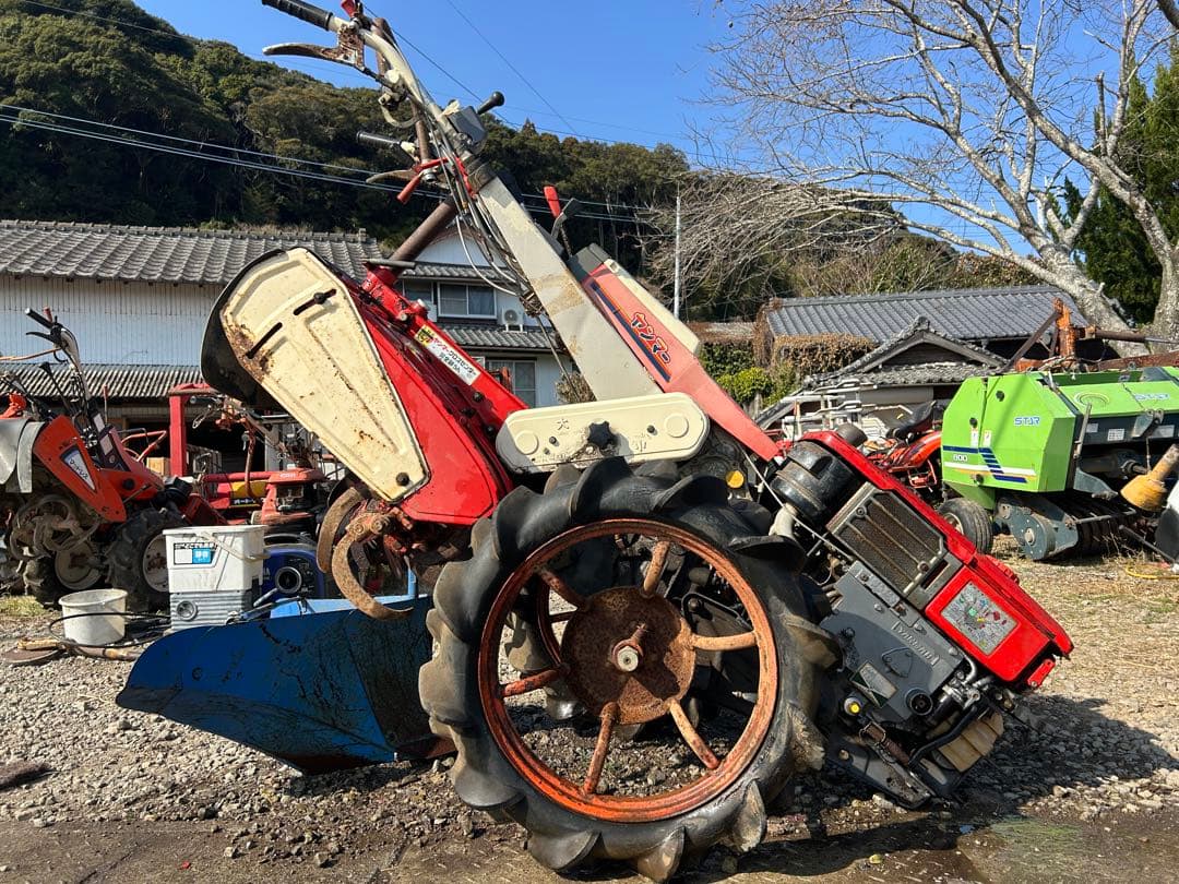 宮崎　ヤンマー　耕運機　セル付　ディーゼル 7.5馬力 YA75 管理機　動画有