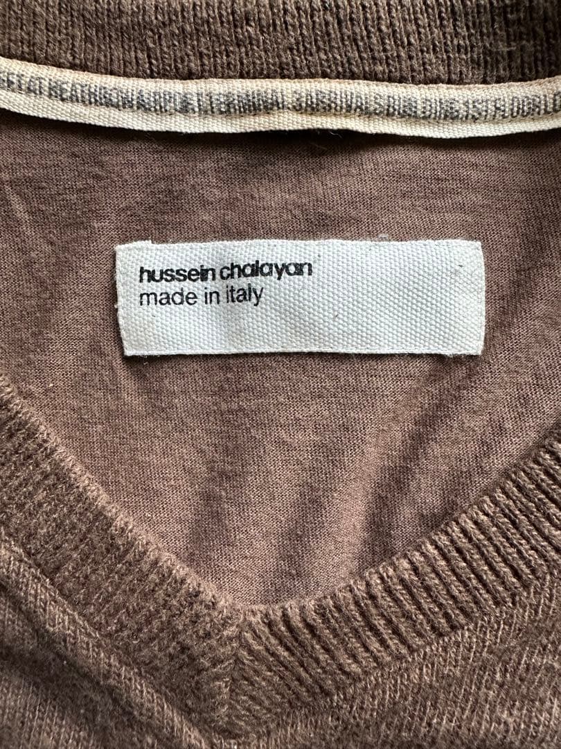 보*様 フセイン・チャラヤン オープンバックカットソー