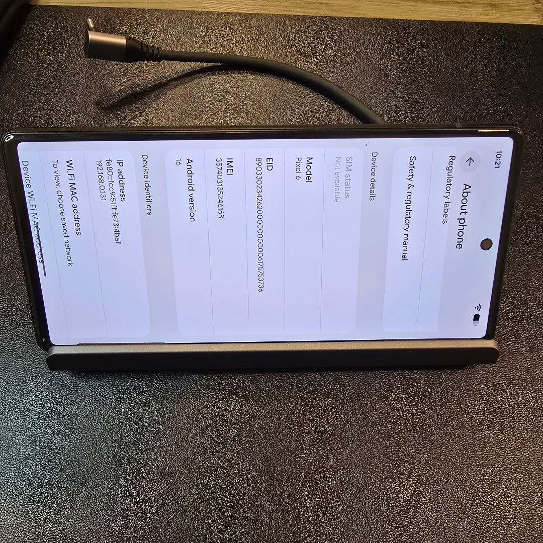 SIMフリー Google Pixel 6 128GB 本体