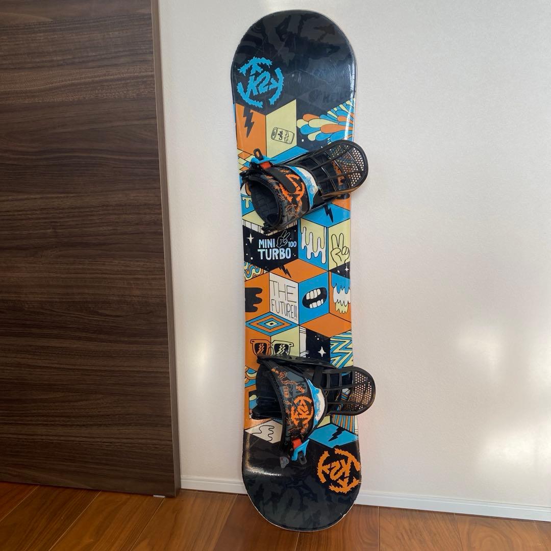 K2 Turbo スノーボード バインディング付き　100cm