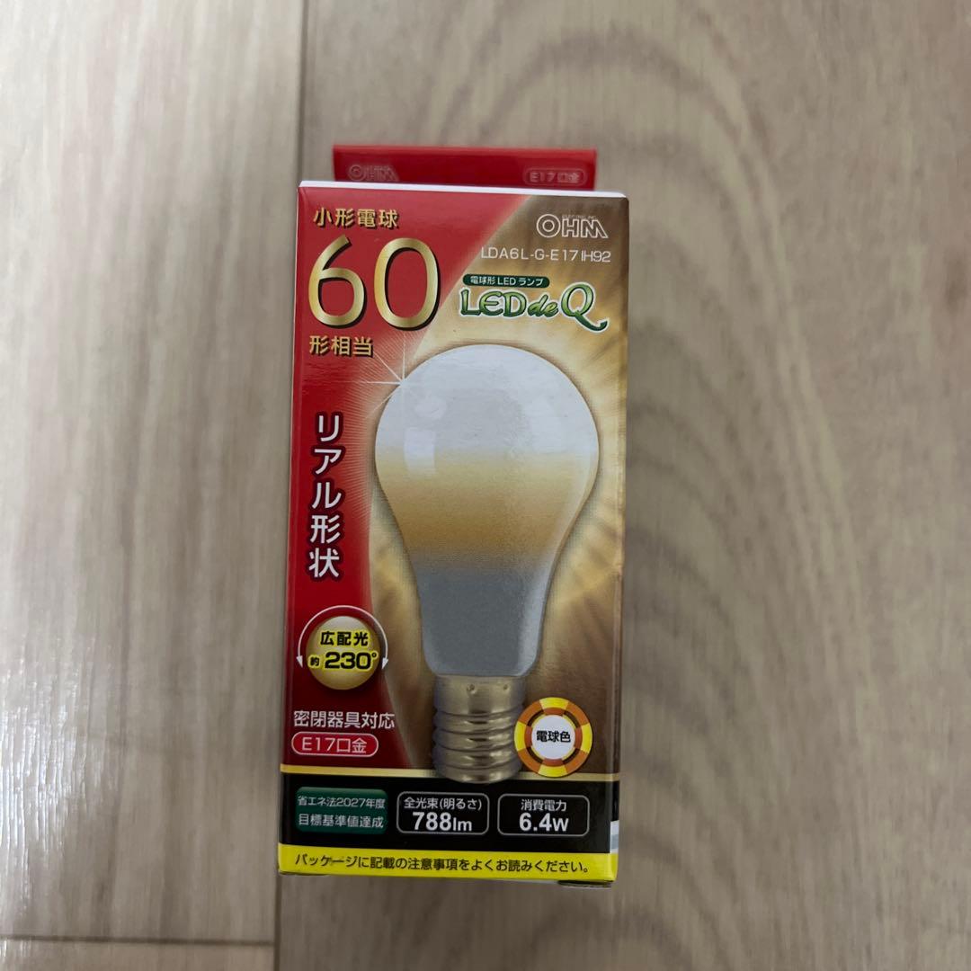 OHM LDA6L-G-E17 IH92 電球 10個セット