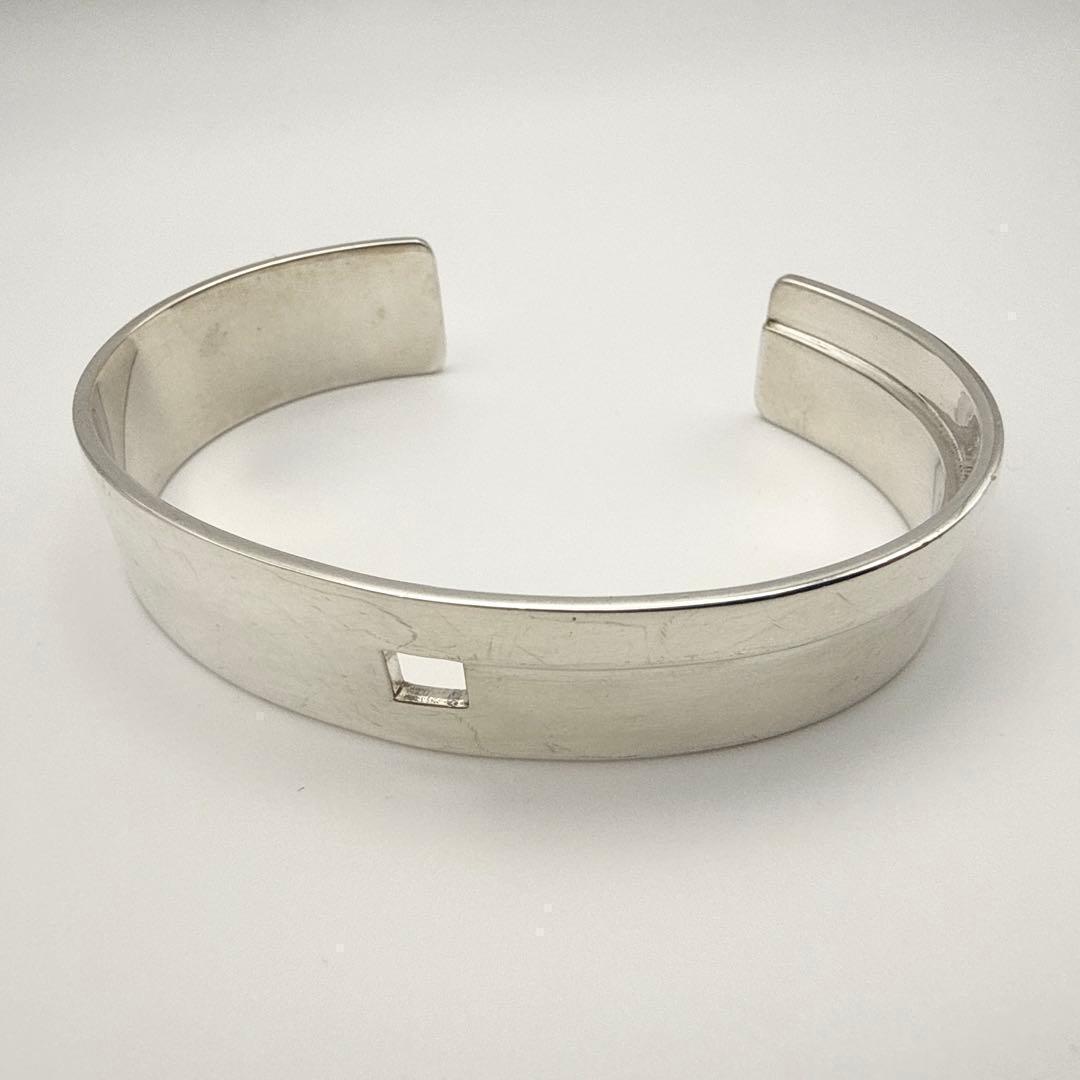 2873 【人気】GUCCI バングル Gロゴ　シルバー925