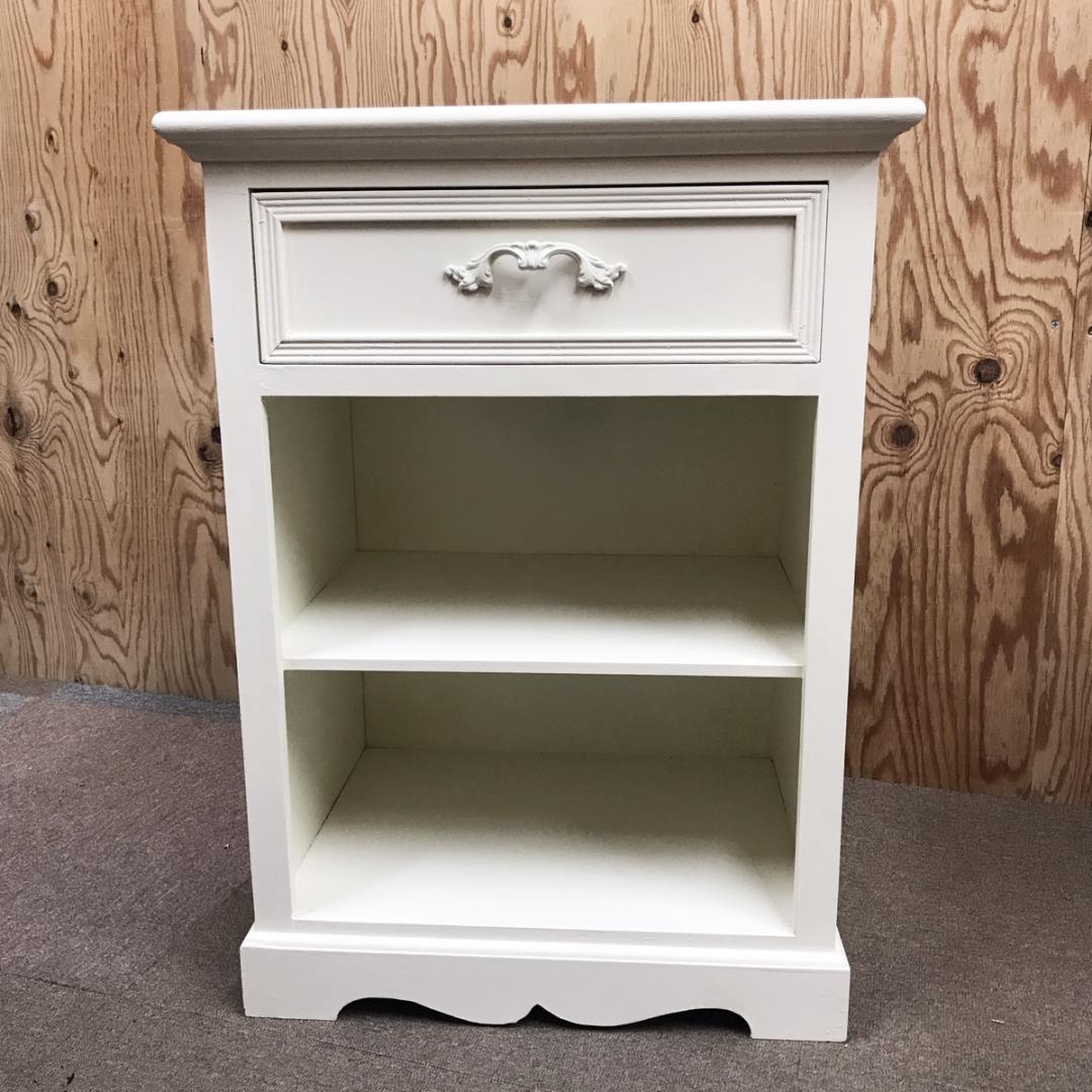 【1点限り】☆新品☆ アンティーク調キャビネット 棚 引き出し付