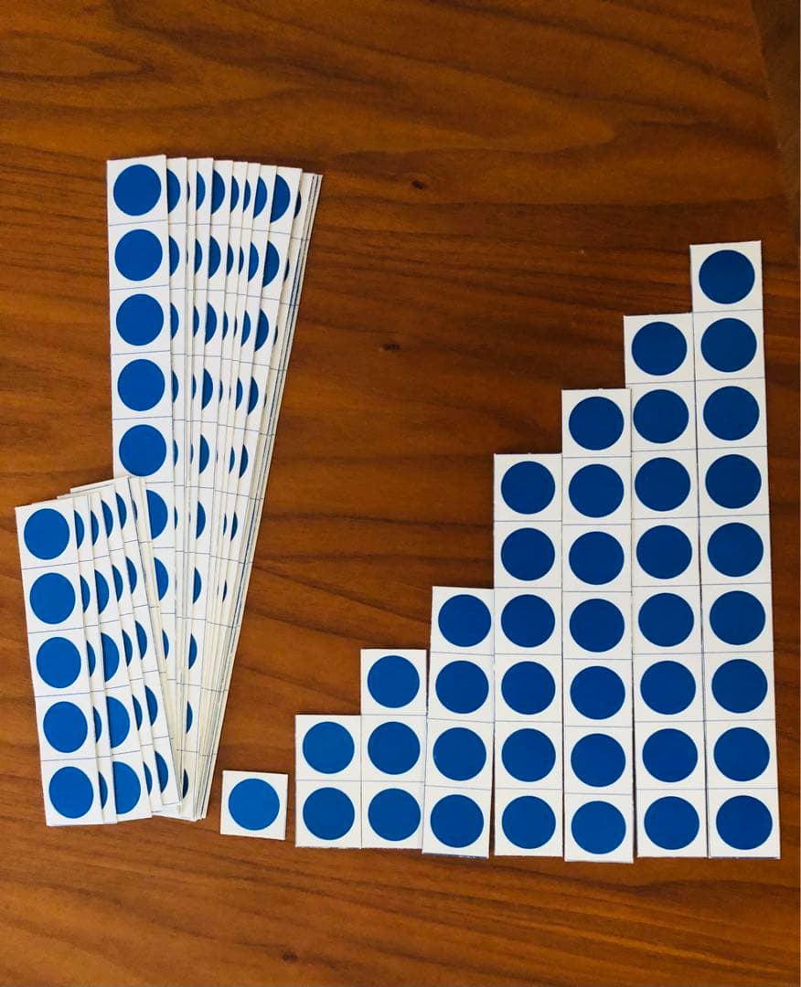 ピグマリオン 教具 ドット棒 ヌマーカステン ウッディブロック 幼児のさんすう