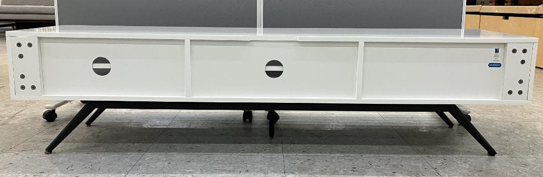 テレビボード CHERRY LV-97-165K ホワイト