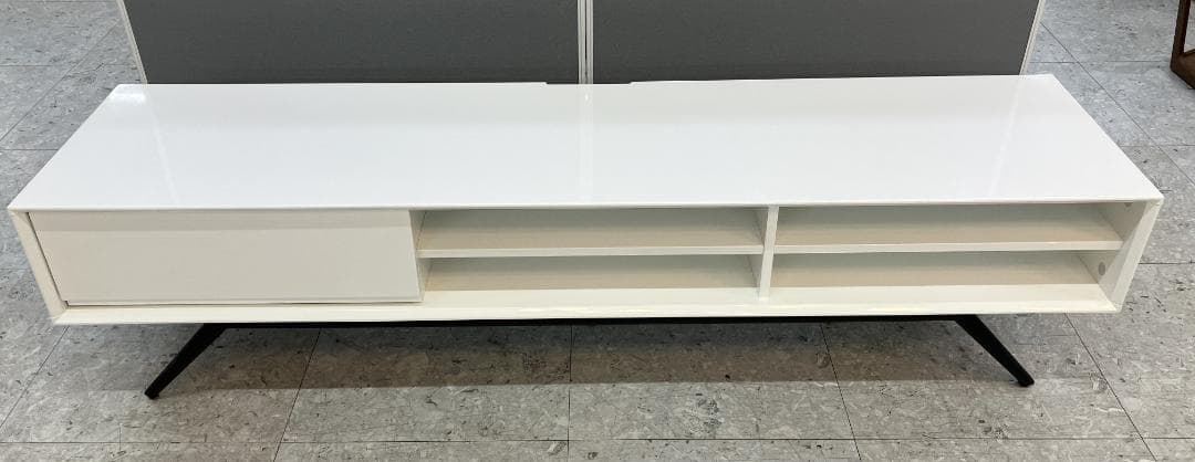 テレビボード CHERRY LV-97-165K ホワイト