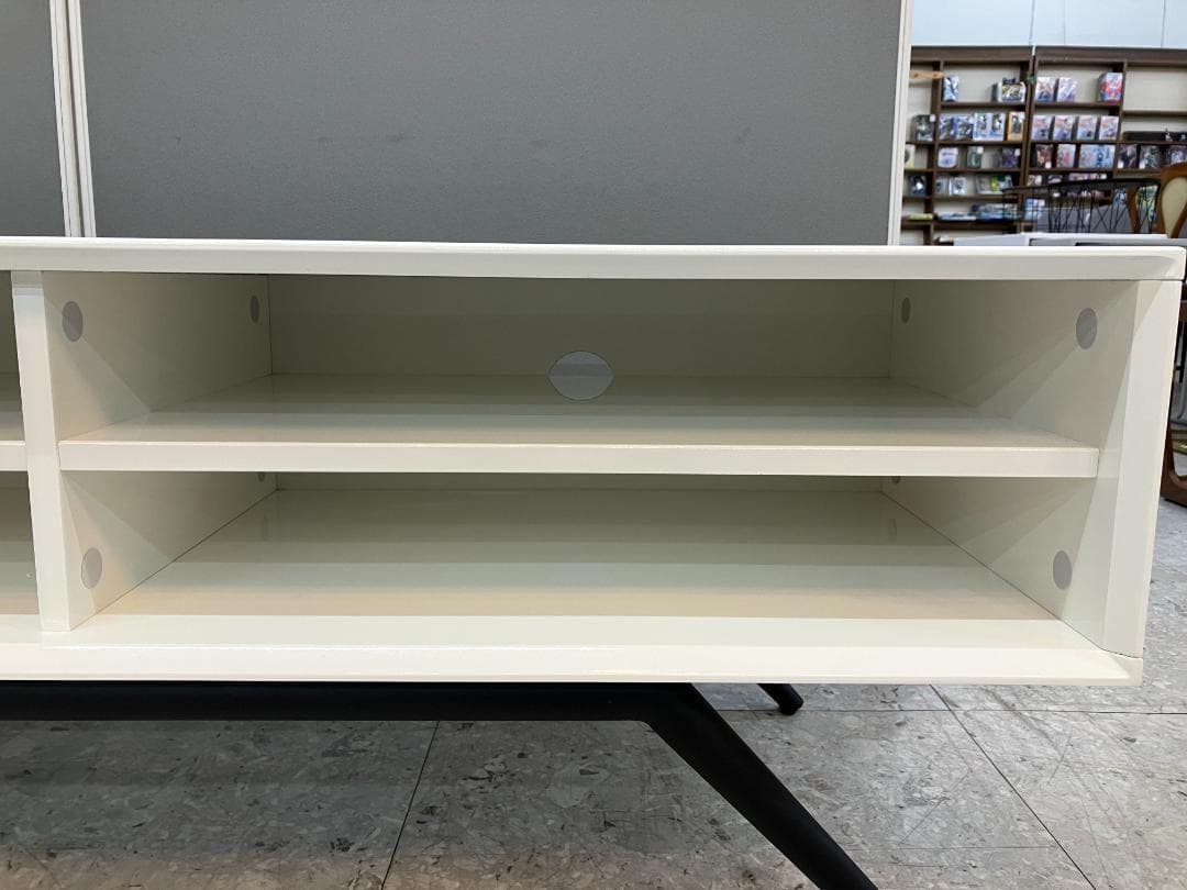 テレビボード CHERRY LV-97-165K ホワイト