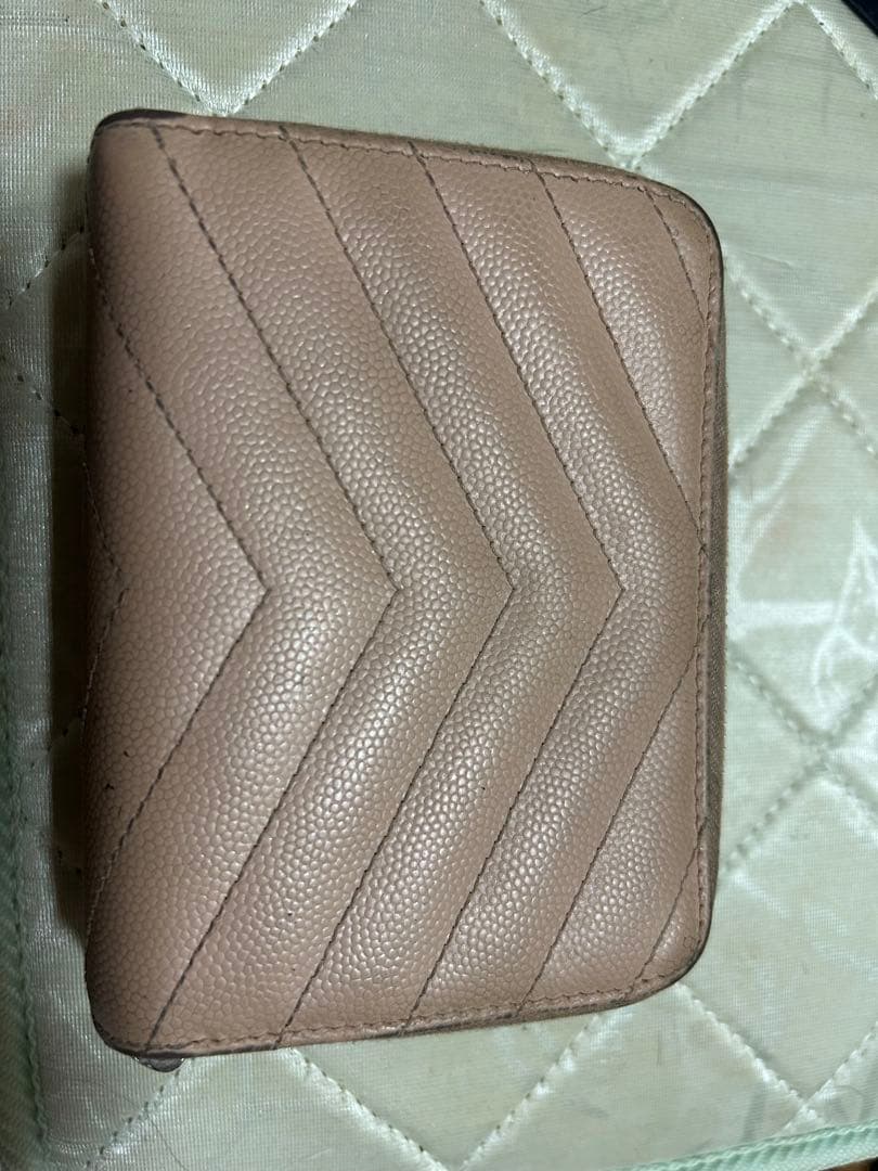 Saint Laurent 二つ折り財布 ピンク