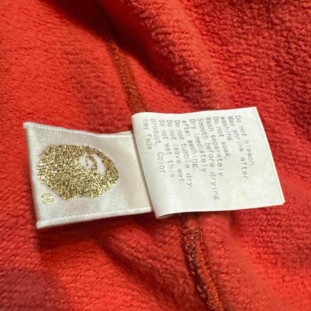 A BATHING APE チェック　ジップパーカー SIZE L